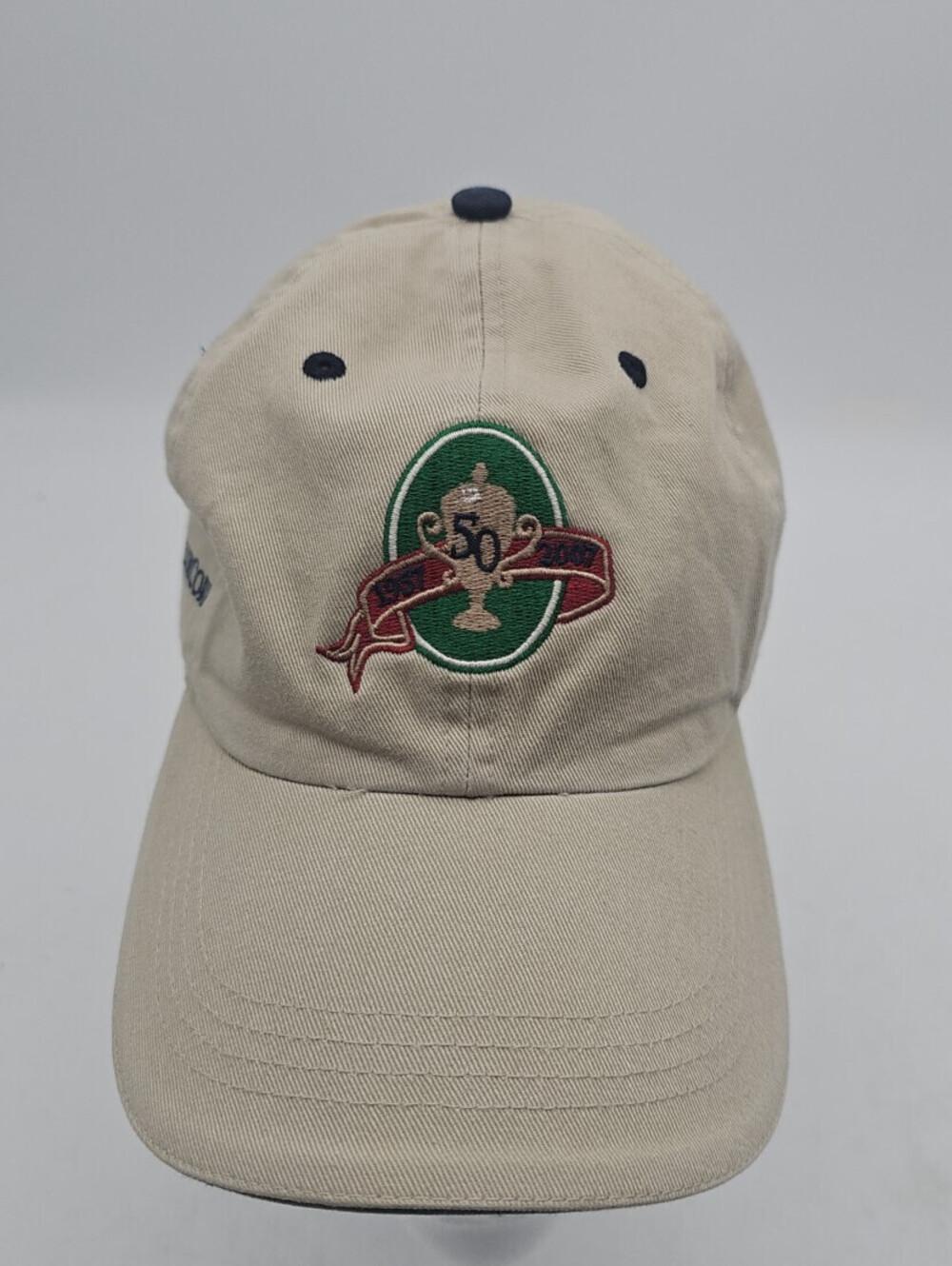 Vintage 1999 PGA Championship Medinah Country Club Tan Golf Hat Adjustable Cap